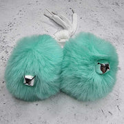 Fuzzy Roller Skate Pom Poms - Lucky Skates