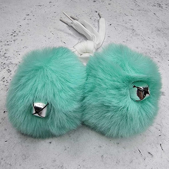 Fuzzy Roller Skate Pom Poms - Lucky Skates