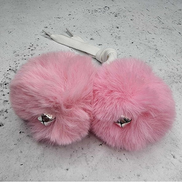 Fuzzy Roller Skate Pom Poms - Lucky Skates