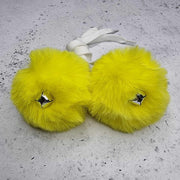 Fuzzy Roller Skate Pom Poms - Lucky Skates
