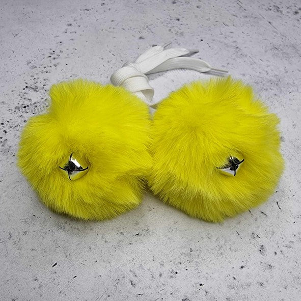 Fuzzy Roller Skate Pom Poms - Lucky Skates