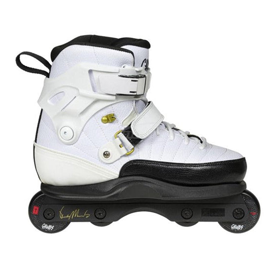Gawds Franky Pro White Aggressive Inline Skates - Lucky Skates