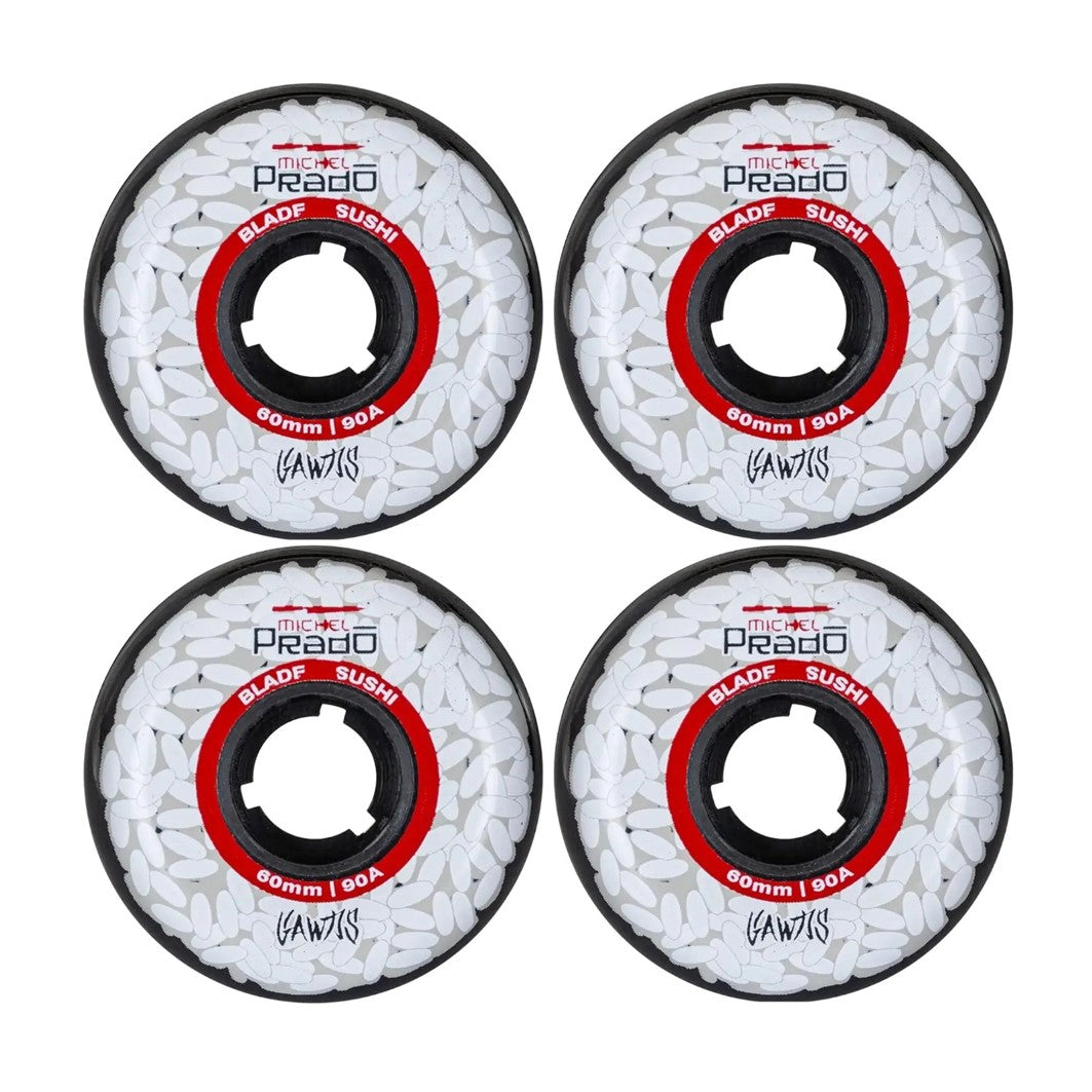Gawds Michel Prado II Aggressive Sushi Wheels 60mm 90A - 4 Pack - Lucky Skates