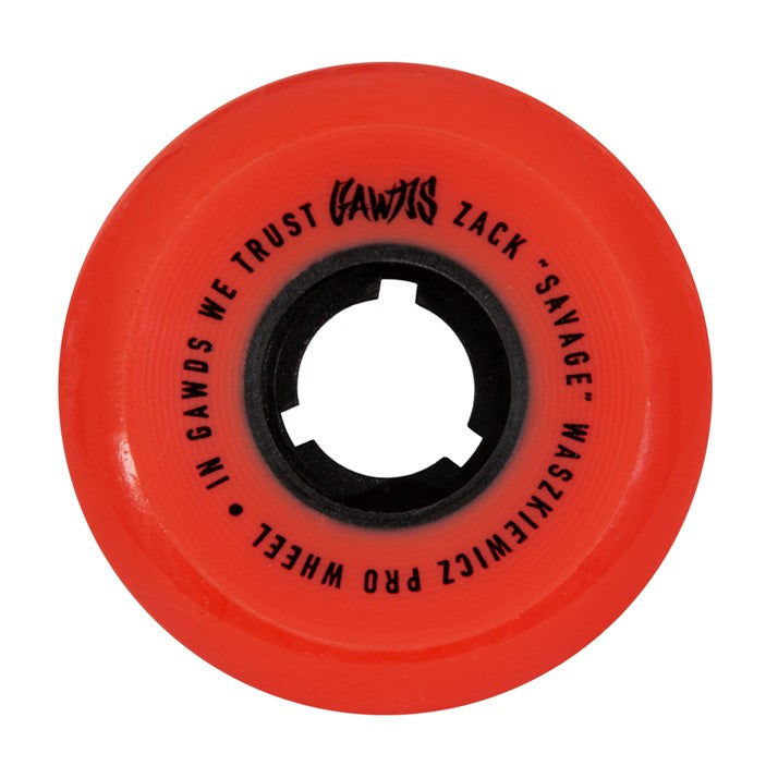 Gawds Zack Savage Red Wheels 58mm 90A - 4 Pack - Lucky Skates