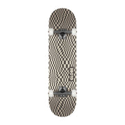 Globe G0 Checked Out 8.0" Skateboard Complete Checkered Black White - Lucky Skates 