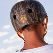 Globe Goodstock Skate Helmet Tiger Camo - Certified - Lucky Skates