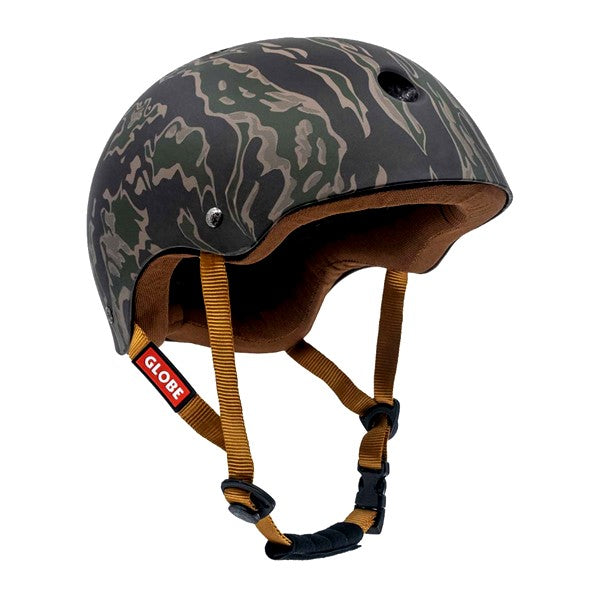 Globe Goodstock Skate Helmet Tiger Camo - Certified - Lucky Skates