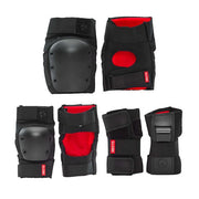 Globe Goodstock Junior Kids Pad Set Knee Pads / Elbow Pads / Wrist Guards Black - Lucky Skates
