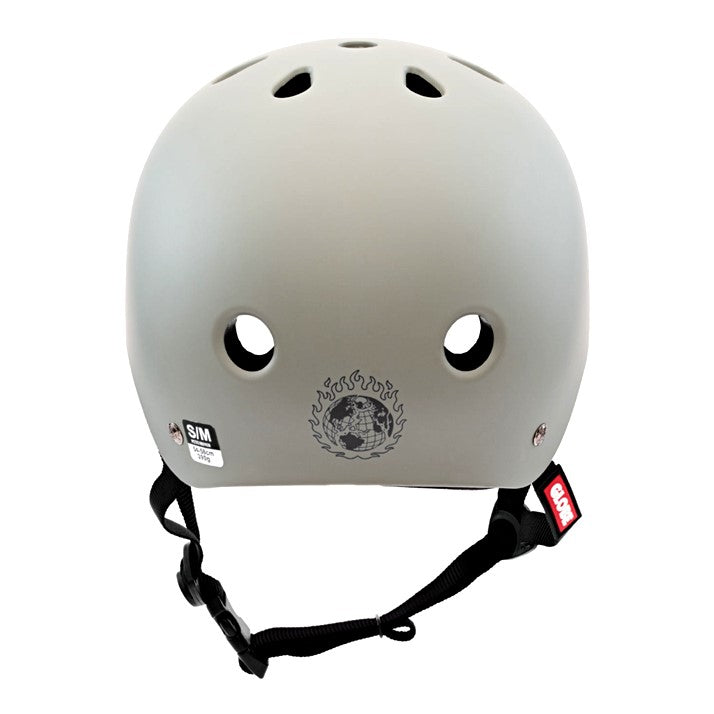 Globe Goodstock Skate Helmet Gunmetal Matte Grey - Certified - Lucky Skates 