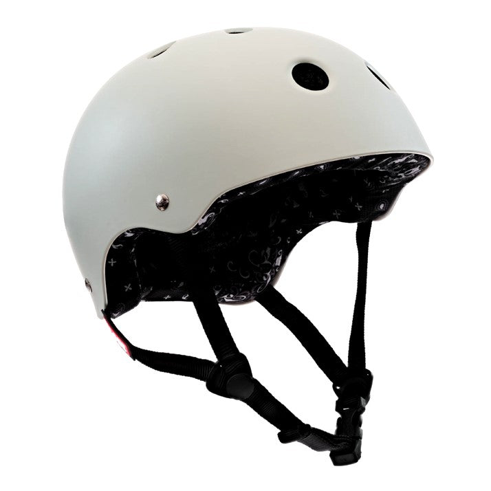 Globe Goodstock Skate Helmet Bike Helmet Grey Matte Gunmetal Matte Grey Certified - Lucky Skates