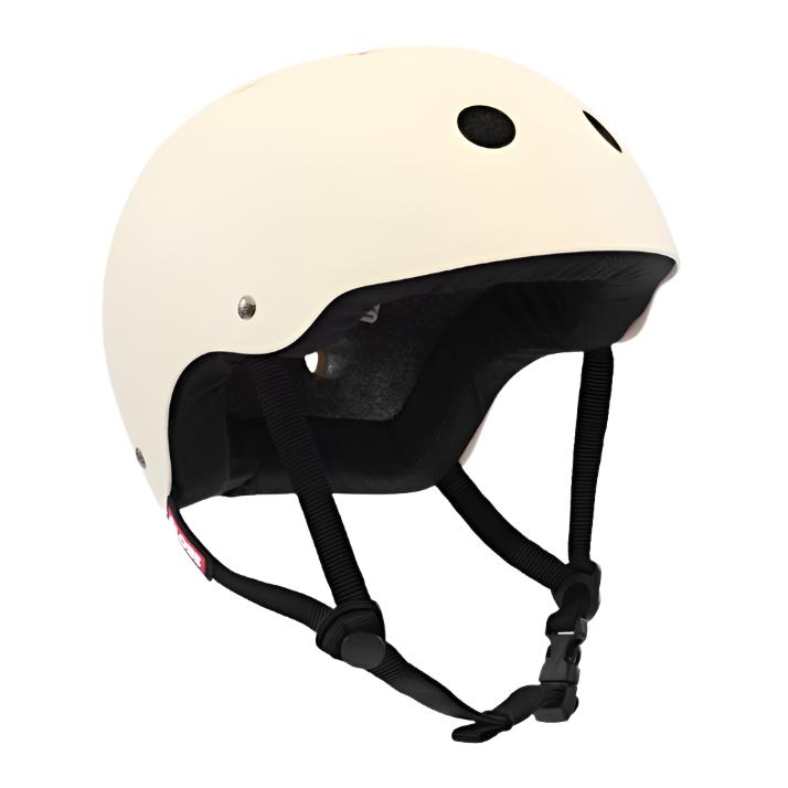 Globe Goodstock Skate Helmet Bike Helmet Off-White Matte Certified - Lucky Skates