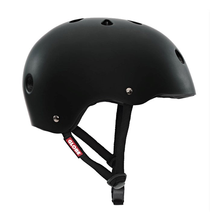 Globe Goodstock Skate Helmet Black Matte - Certified - Lucky Skates