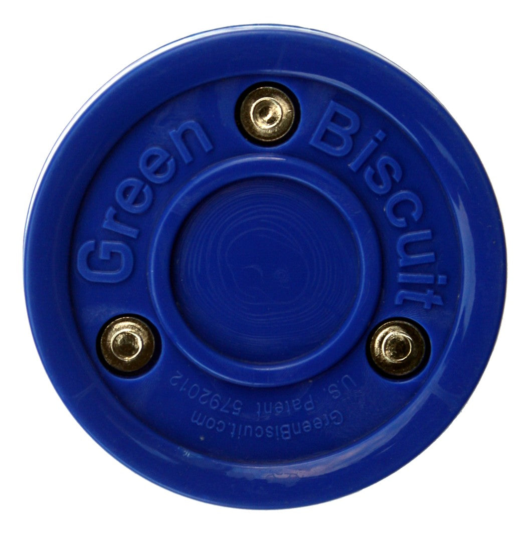 Green Biscuit Street Roller Hockey Outdoor Puck Blue Training Biscuit - Lucky Skates