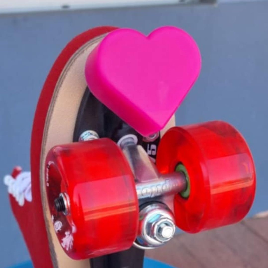 Grindstone Heartstopper Roller Skate Heart Shaped Toe Stops Love Heart - Lucky Skates