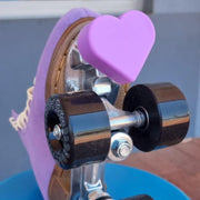 Grindstone Heartstopper Roller Skate Heart Shaped Toe Stops Love Heart Lilac Purple - Lucky Skates