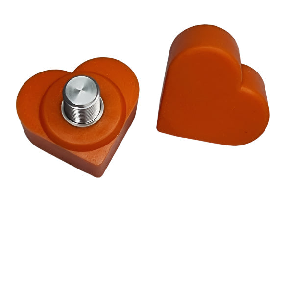 Grindstone Heartstopper Roller Skate Heart Shaped Toe Stops Love Heart - Lucky Skates