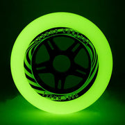 Ground Control Glow In The Dark Inline Skate Wheel - 6 Pack - Lucky Skates