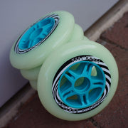 Ground Control Glow Inline Wheel 110mm 82A - 6 Pack - Lucky Skates