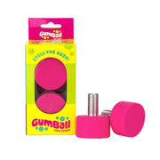 Gumball Roller Skate Toe Stops Long Stem Cherry Pink - Lucky Skates 