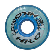 Hi-Lo Court Inline Skate Indoor Soft Inline Skate Wheel Blue 76a 68mm Blue - Lucky Skates