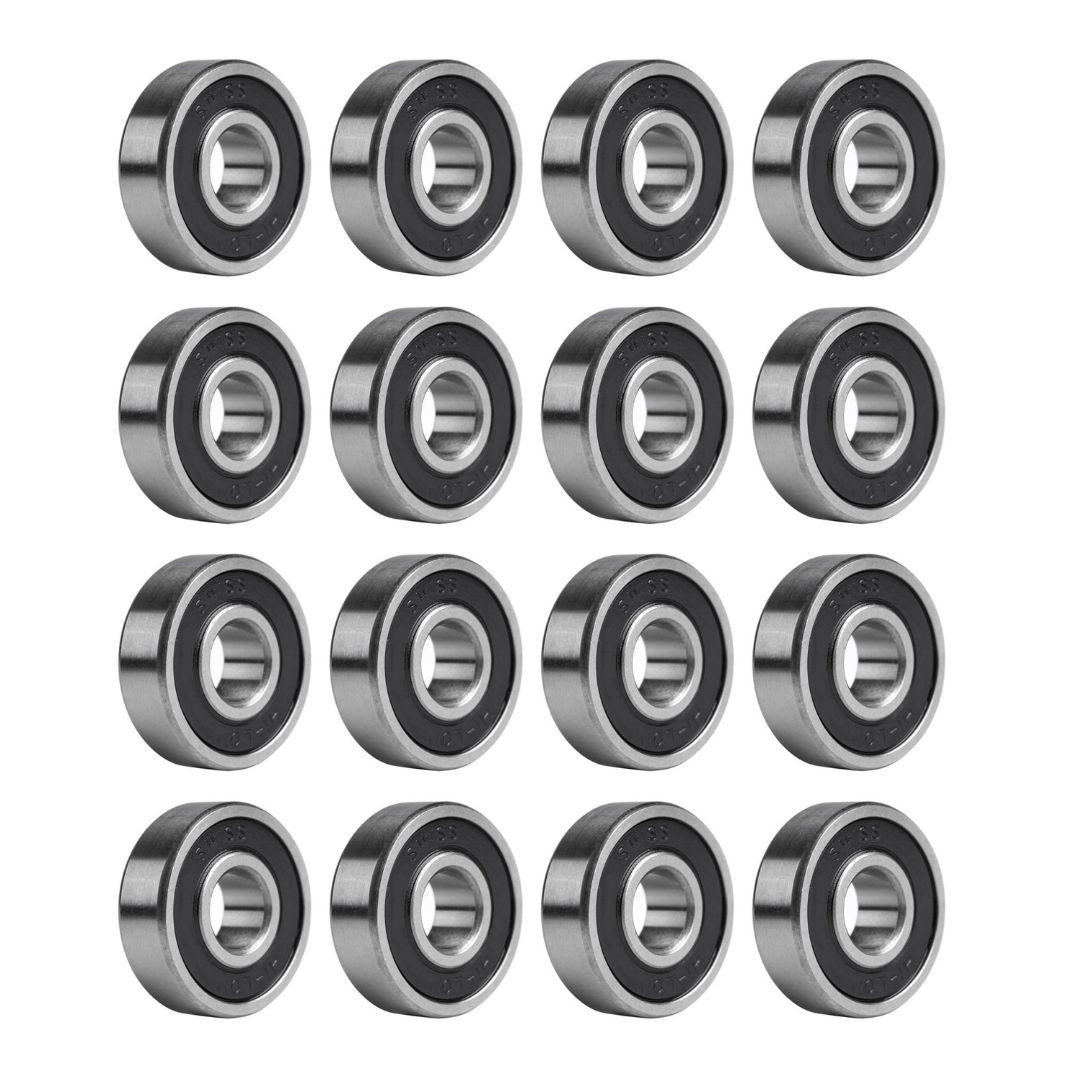 Bauer Hi-Lo Swiss Skate Bearing Spacer Kit Black 16 Pack Black - Lucky Skates