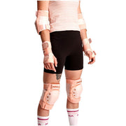 Impala Adult Pad Set Marawa Rose Gold Knee Pads, Wrist Guards, Elbow Pads - Lucky Skates