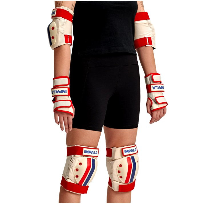 impala skates protective gear Impala Adult Pad Set Vintage Stripe