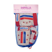 Impala Adult Pad Set Vintage Stripe - Lucky Skates