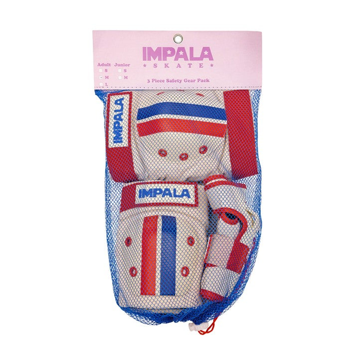 Impala Adult Pad Set Vintage Stripe - Lucky Skates