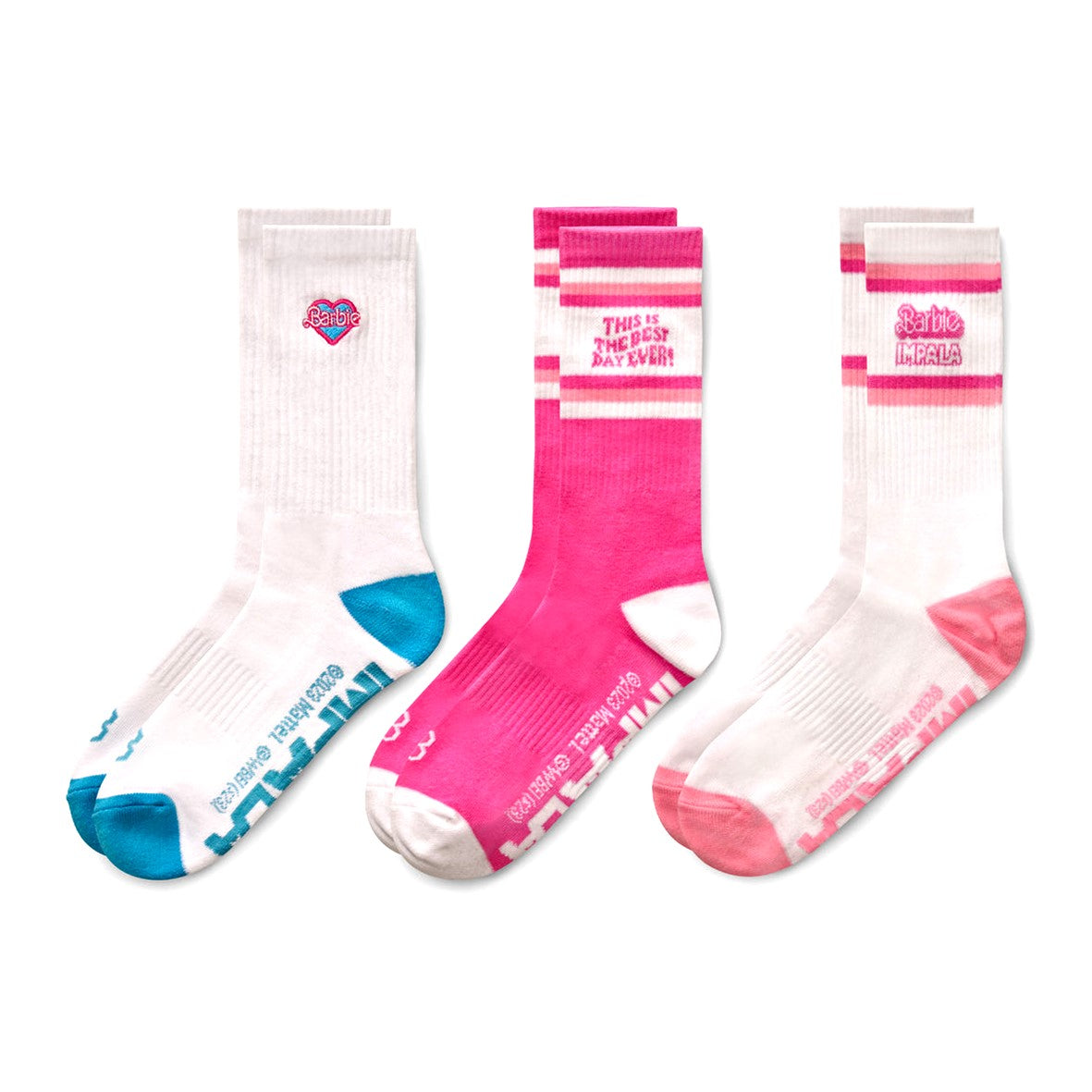 Impala Barbie 3 Pack Socks - Lucky Skates