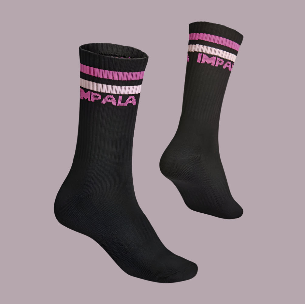 Impala Black 3 Pack Socks - Lucky Skates