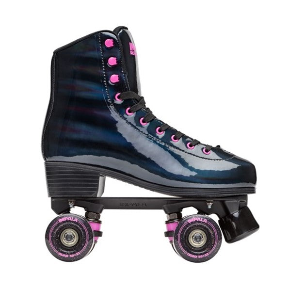 Black Holographic Impala Roller Skates - Lucky Skates