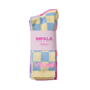 Impala Checker 3 Pack Socks - Lucky Skates