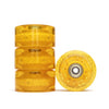 Impala Light Up Gold Glitter Quad Wheels With Bearings - 4 Pack
