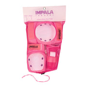Impala Pad Set Pink Purple Knee Pads Elbow Pads Wrist Guards - Lucky Skates