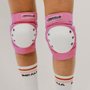 Impala Junior Pad Set Pink Knee Pads - Lucky Skates