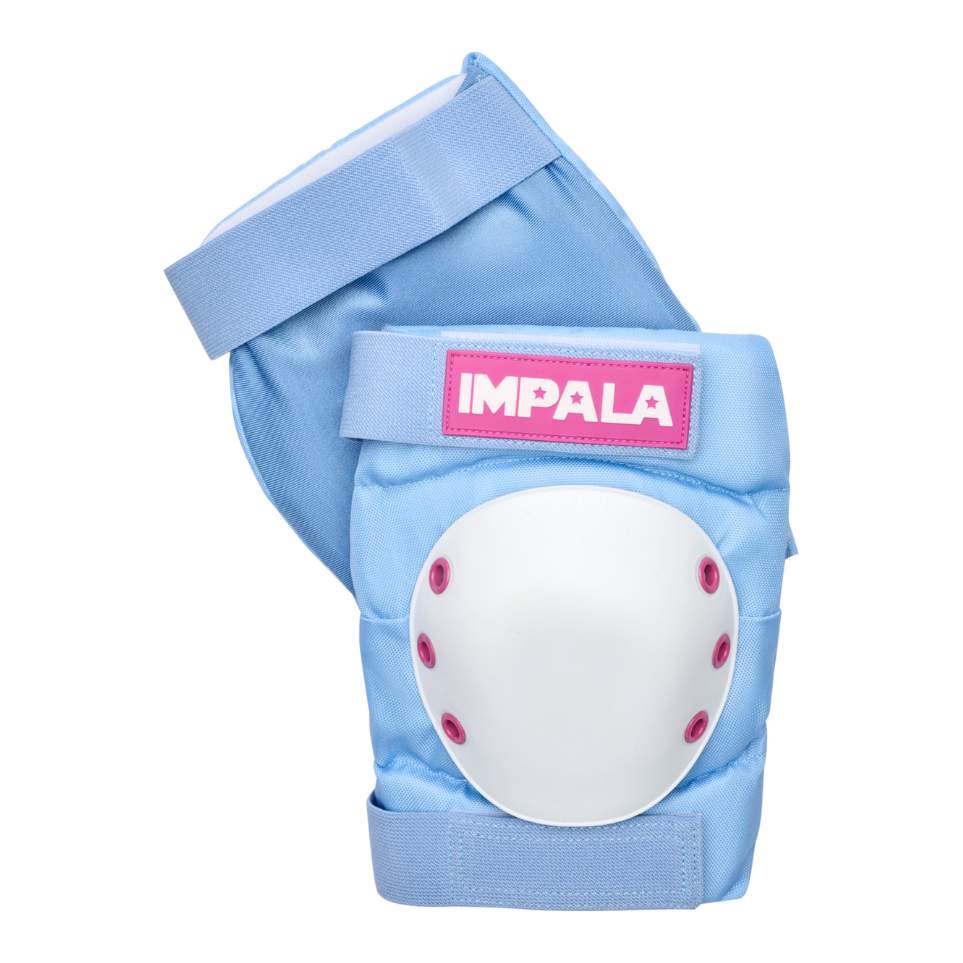 Impala Blue Raspberry Pink Adult Protective Pack Knee Pads - Lucky Skates  