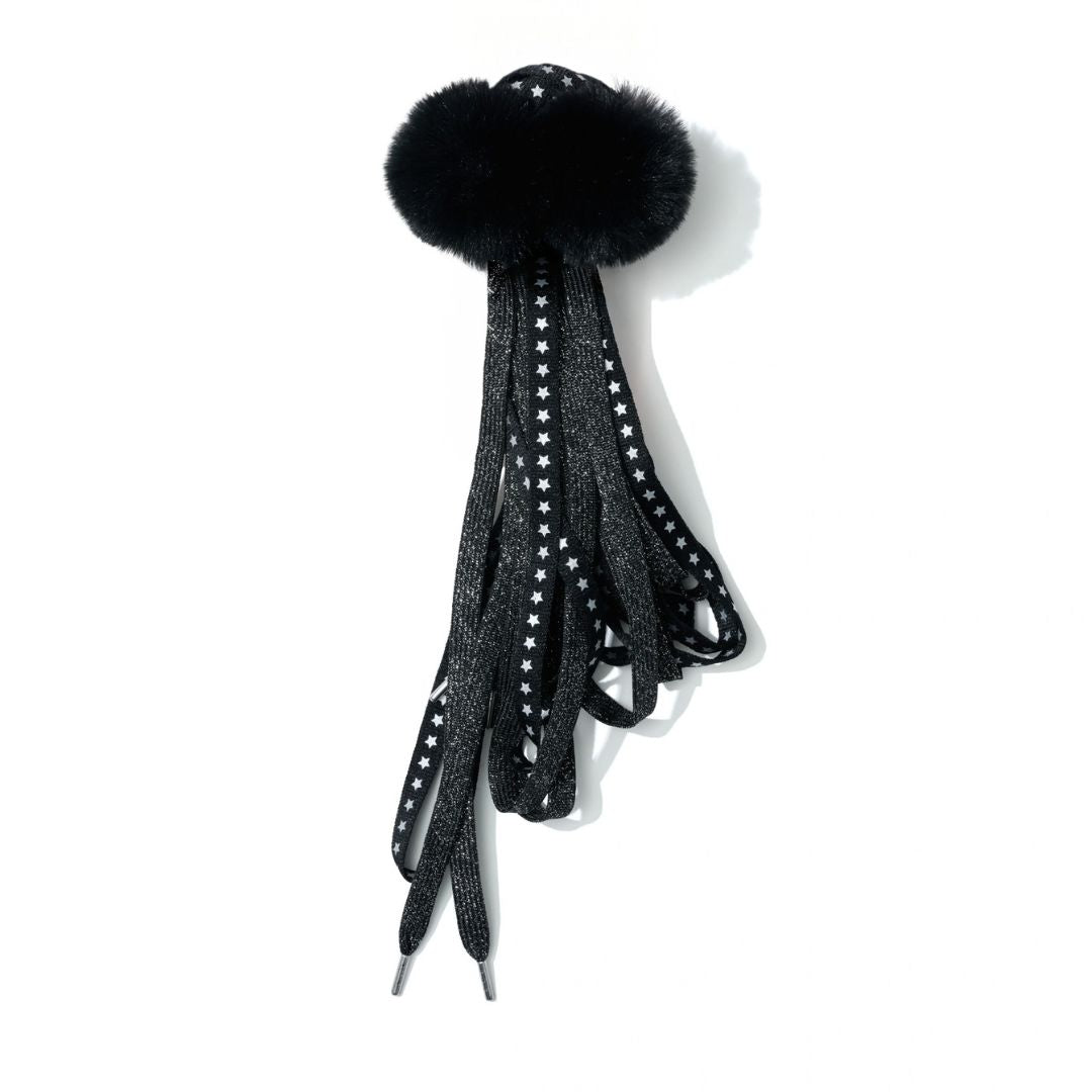 Impala Lace Pom Poms Black - Lucky Skates 