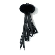 Impala Lace Pom Poms Black - Lucky Skates 