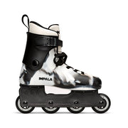 black white marble rollerblades 