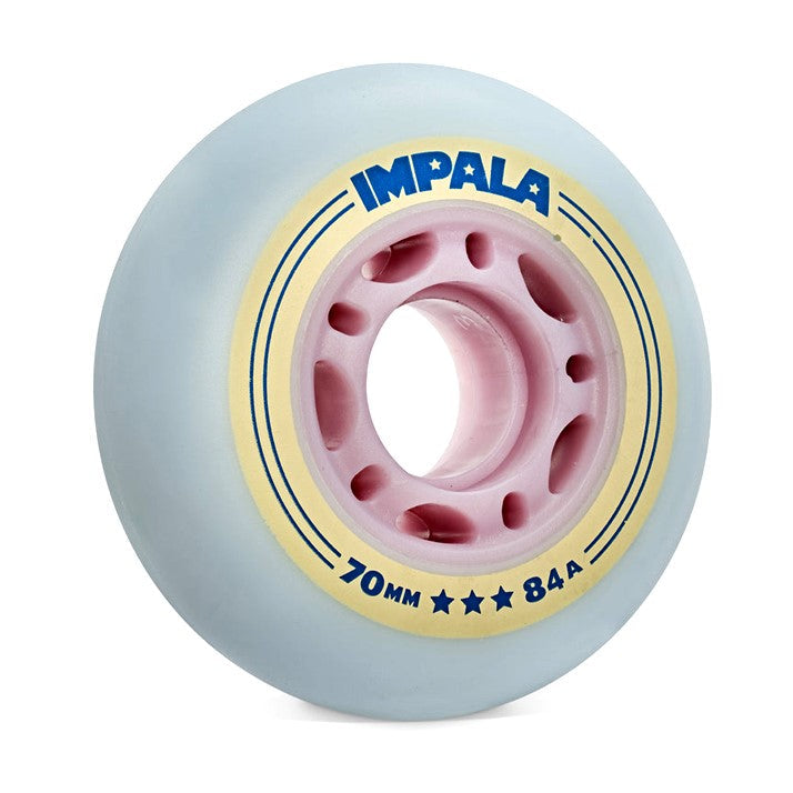 Impala Lightspeed Blue Inline Wheels 70mm 84A - 4 Pack - Lucky Skates