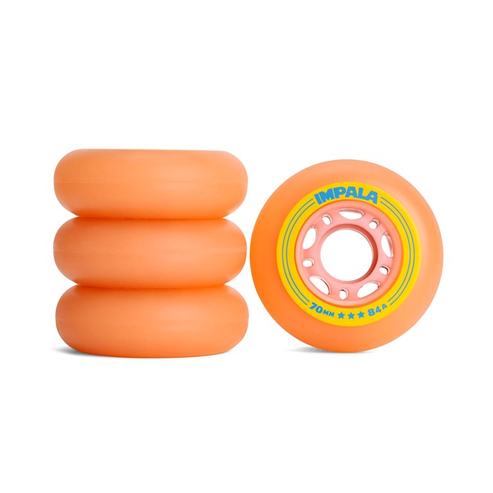Impala Lightspeed Pink Inline Wheels 70mm 84A 4 Pack - Lucky Skates