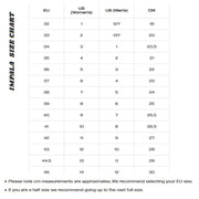 Impala Skates Size Chart - Lucky Skates 