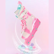 Impala Lightspeed Sherbet Swirl Pink Aqua Inline Skates - Lucky Skates 