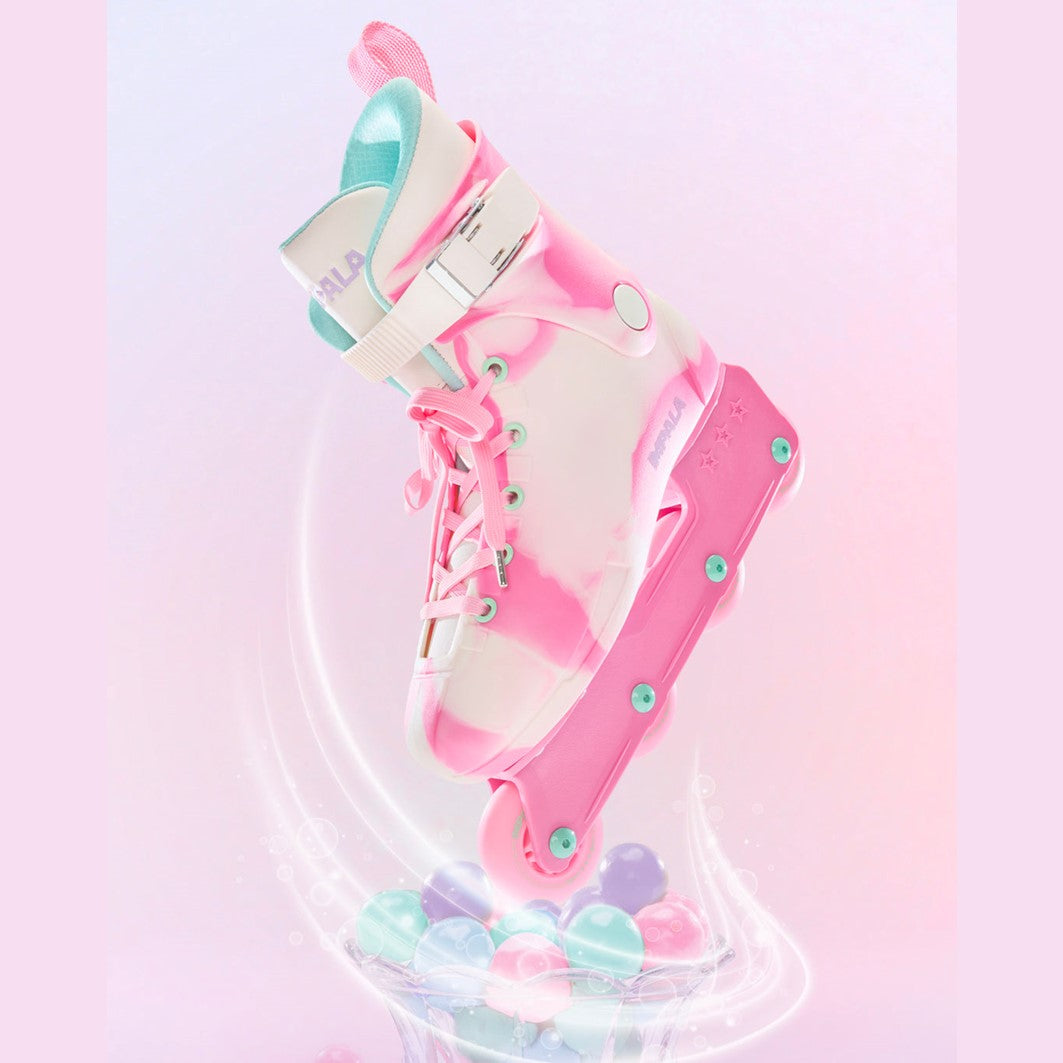 Impala Lightspeed Sherbet Swirl Pink Aqua Inline Skates - Lucky Skates 