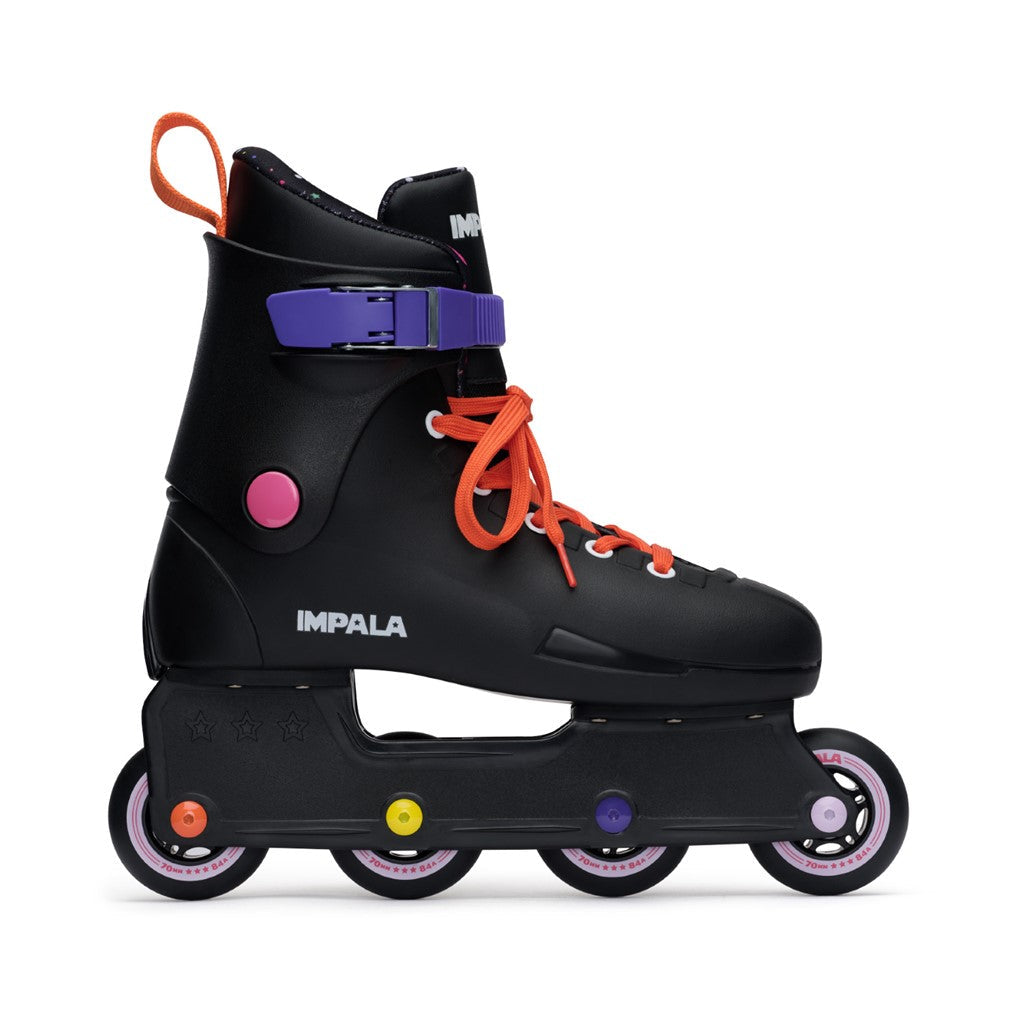Impala Lightspeed Twinkle Rainbow Black Inline Skates - Lucky Skates