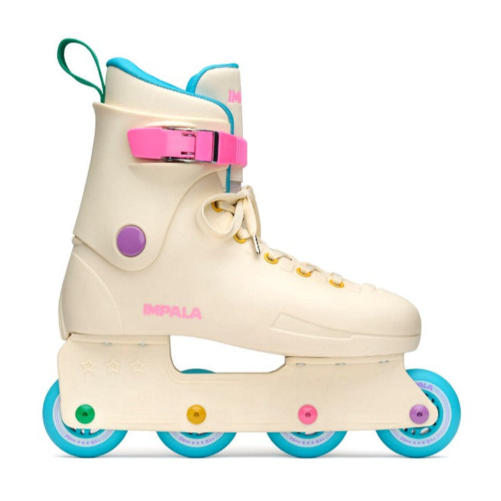 Impala Lightspeed Vanilla Sprinkle Inline Skates Cream Rainbow - Lucky Skates