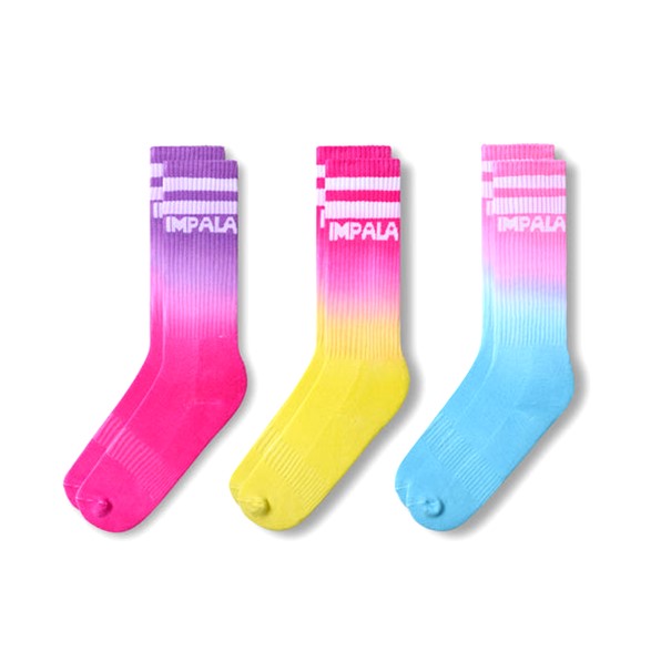 colourful gradient socks