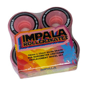 Impala Pink Outdoor Hybrid Roller Skate Wheels 4 Pack 58mm 82a - Lucky Skates