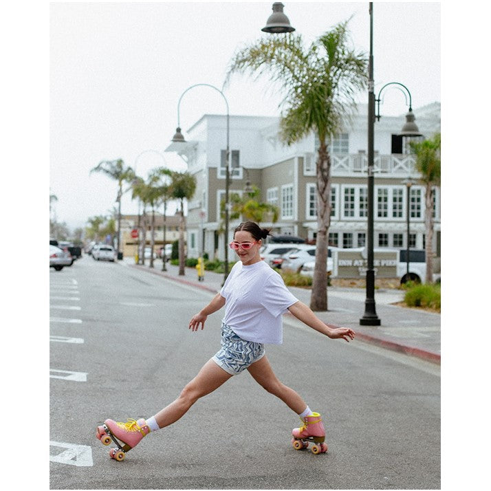 Blue/Pink Split Impala Roller Skates